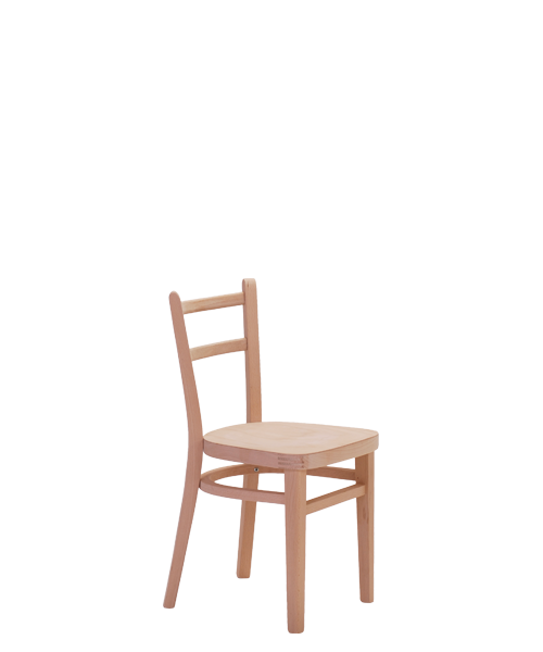 leichter Kinderstuhl aus gebogener Buche Luki, tschechischer Stuhl aus Sádlík, Ausstattung für Schulen, Kindergärten, Krippen