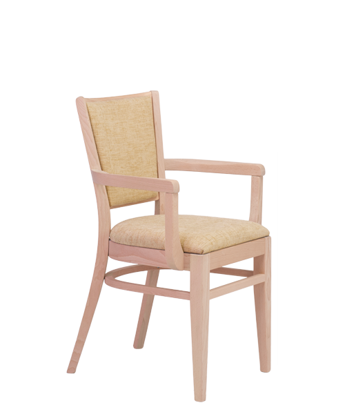 gepolsterter Sessel, Sessel mit Armlehnen Arisu P AL SRP, tschechischer Hersteller von Luxusstühlen Sádlík
