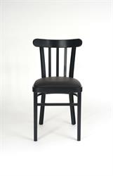 Cafe-Stuhl aus Holz, 2193 MARCONI P, Standardbeize Farbe - 11, Größe L43, Polsterung mit Kundenstoff - Florida 1029 Kunstleder, wenn Sie diese Kombination wünschen, schreiben Sie, rufen Sie an. Stühle des tschechischen Herstellers Sádlík