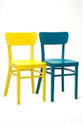 Stühle aus gebogener Buche, Nico 1196, wählen Sie: Deckfarbe RAL 1021 und 5021, Sadlík Tschechischer Möbelhersteller