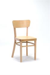 Stühle für Gastronomie Nico 1196, wählen Sie: Holzbeize Farbe Standard - Buche natur , Bistrostuhl mit Holzsitz, Hersteller Sádlík