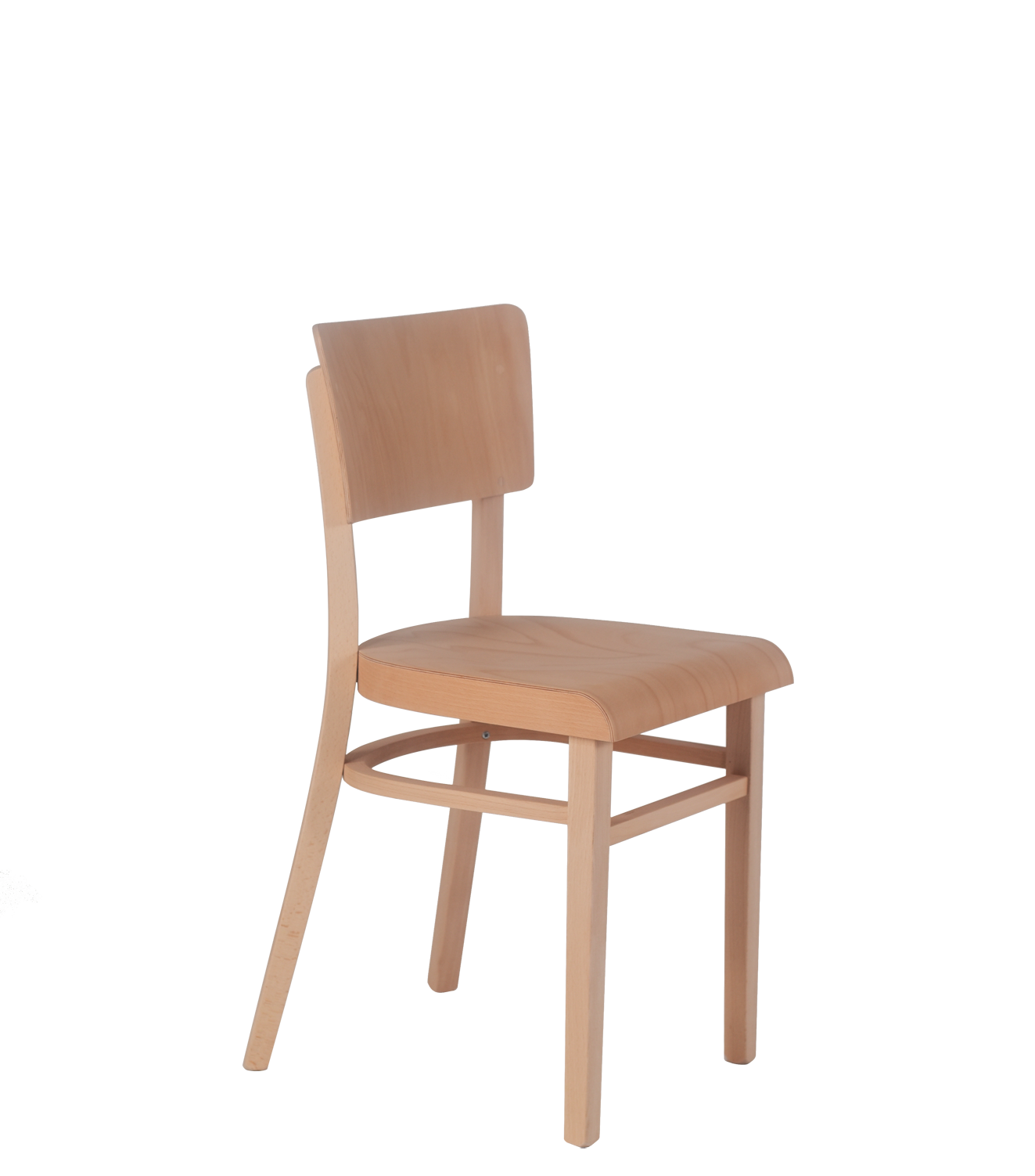 Küchenstuhl aus gebogener Buche, klassischer Stuhl für Cafeteria, Restaurant und Küche. Landhausstuhl, Bauernhausstuhl, Bugholzstuhl